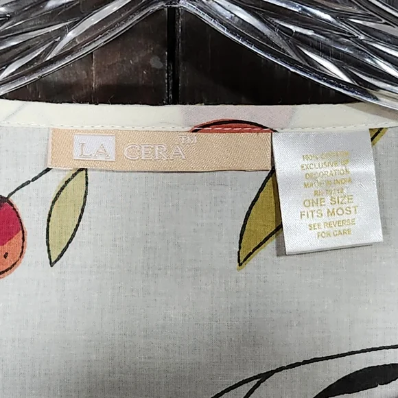 La Cera Colorful Floral Kaftan Mu Mu Dress One Size Fits Most Cover Up - Picture 5 of 7